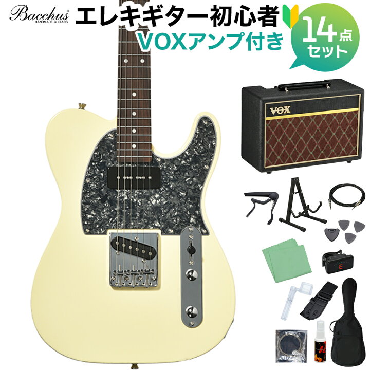 楽天市場】Bacchus BTE-2-RSM/R-BPPG 選べるアンプ初心者セット エレキ 
