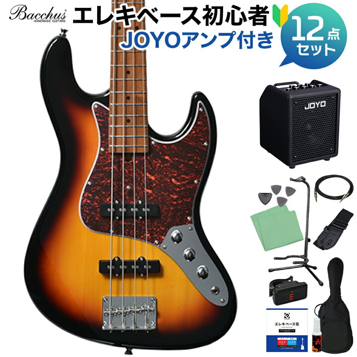 楽天市場】Bacchus WJB-1DX RSM/M 選べるアンプ初心者セット エレキ 