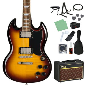 Epiphone SG Tribute Plus �G���L�M�^�[���S��14�_�Z�b�g �yVOX�A���v�t���z SG�g���r���[�g�E�v���X �G�s�t�H��