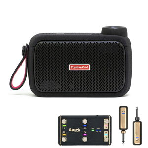 Positive Grid Spark GO Black�^Pearl�^ALL BLACK �P�i�E�I�ׂ鏃�����C�����X�A�N�Z�T���[�Z�b�g �|�[�^�u���M�^�[�A���v Bluetooth�X�s�[�J�[ �x�[�X�Ή� �|�W�e�B�u�O���b�h �X�p�[�N�S�[