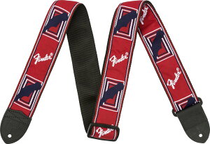Fender Monogrammed Straps 099-0682-000 �X�g���b�v ���m�O���� [Red/White/Blue] �t�F���_�[ 0990682000