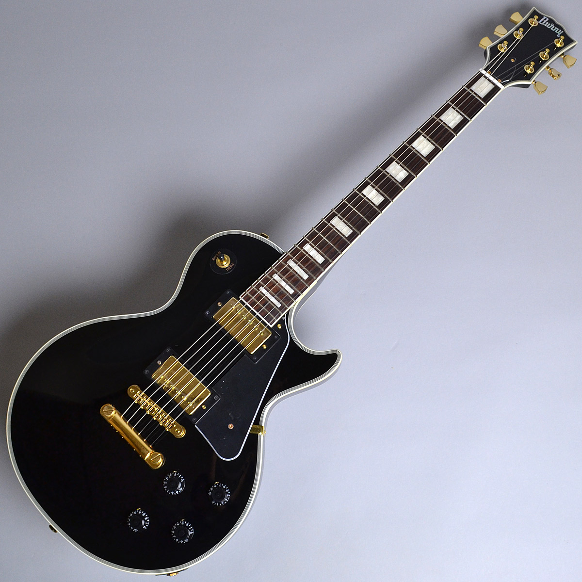 Burny Srlc55 Black 保障 レスポールカスタムタイプ 新品特価 バーニー エレキギター