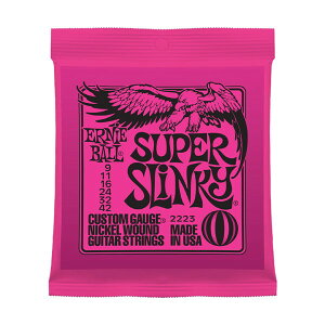 ERNiE BALL 2223 09-42 X[p[XL[ SUPER SLINKY A[j[{[ GLM^[