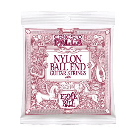 ERNiE BALL 2409 80/20ブロンズ ブラックナイロン ミディアムテンション ボールエンド アーニーボール クラシックギター/アコースティックナイロン弦