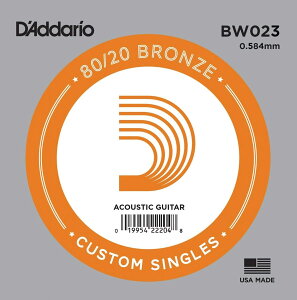 D'Addario BW023 AR[XeBbNM^[ 80/20 Bronze Round Wound 023 yo1{z __I