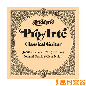 D'Addario J4501 �N���V�b�N�M�^�[�� ProArte Nylon �m�[�}���e���V���� 1���F0280 �y�o����1�{�z �_�_���I