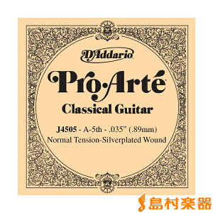 D'Addario J4505 �N���V�b�N�M�^�[�� ProArte Nylon �m�[�}���e���V���� 5���F0350 �y�o����1�{�z �_�_���I