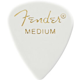 【マラソン期間中 エントリーでさらP5倍】Fender 351 PICK 12 MEDIUM ピック 12枚セット ティアドロップ型 ミティアム ホワイト フェンダー