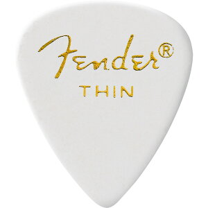 Fender 351 PICK 12 THIN �s�b�N 12���Z�b�g �e�B�A�h���b�v�^ �V�� �z���C�g �t�F���_�[