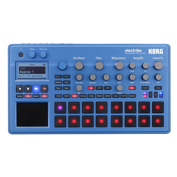 楽天市場】KORG ELECTRIBE2-BL ハードウェアシーケンサー コルグ 
