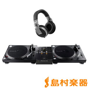 Pioneer DJ PLX-500-K + DJM-250MK2(�~�L�T�[) + HDJ-X5-S(�w�b�h�z��) �A�i���ODJ�Z�b�g �p�C�I�j�A