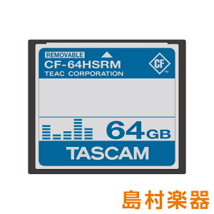 TASCAM CF-64HSRM CF�J�[�h �y64GB�z �^�X�J�� �R���p�N�g�t���b�V��