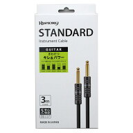 HISTORY HC-330 ギター用シールド 3m (S-S) 5年保証 ヒストリー スタンダード
