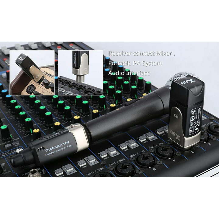 楽天市場】Xvive XV-U3 マイク用 デジタルワイヤレスシステム エックス 