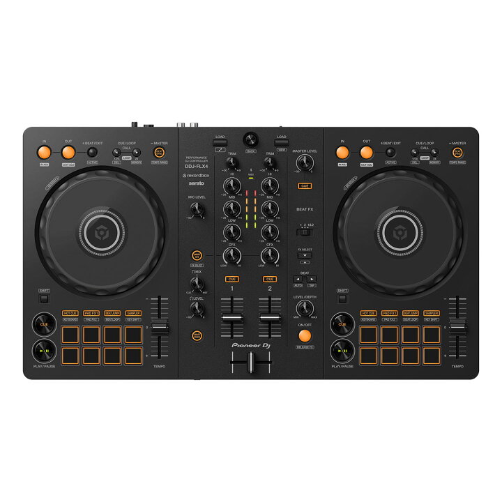 Pioneer DJ DDJ-FLX4 DJ初心者フルセット（楽天市場】【DDJ-400後継 