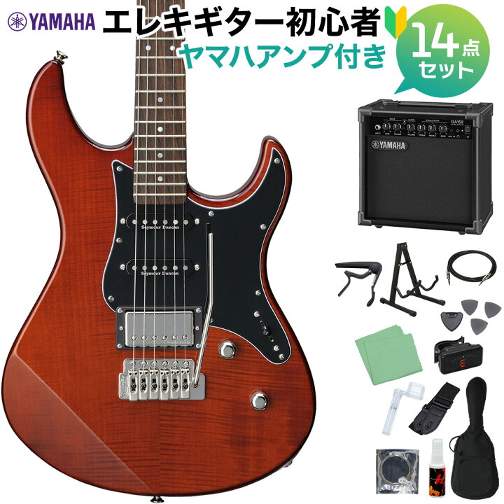 楽天市場】YAMAHA PACIFICA612VIIFM RTB エレキギター 初心者14点 