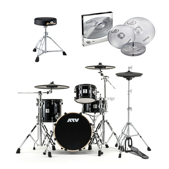 楽天市場 Atv Adrums Artist Basic Set サイレントシンバルver 電子ドラム 島村楽器オンラインストア限定 音源モジュール別売り 島村楽器