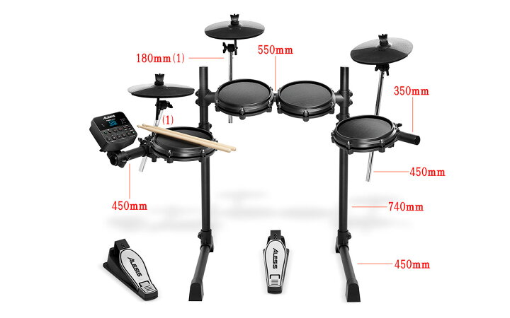 楽天市場】【在庫あり 即納可能】 ALESIS Turbo Mesh Kit 電子ドラム 