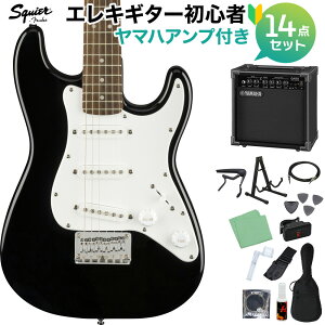 Squier by Fender Mini Strat Laurel Fingerboard Black GLM^[ S14_Zbg y}nAvtz XggLX^[ ~jM^[ XNC[ / XNCA yWEBSHOPz yS҃Zbgz