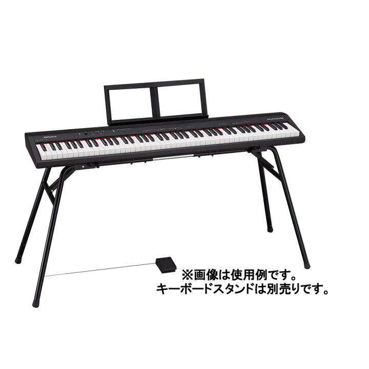 楽天市場】キーボード 電子ピアノ Roland GO-88P セミウェイト 88鍵盤 