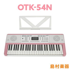 【別売ラッピング袋あり】 onetone OTK-54N SAKURA ピンク 54鍵盤 ワントーン 子供 子供用 キッズ プレゼント 楽器