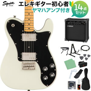 Squier by Fender Classic Vibe '70s Telecaster Deluxe, Olympic White S14_Zbg y}nAvtz GLM^[ eLX^[ yXNC[ / XNCAz yS҃Zbgz