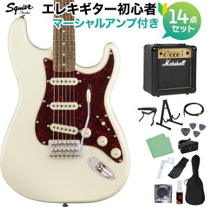 Squier by Fender Classic Vibe '70s Stratocaster, Olympic White S14_Zbg y}[VAvtz GLM^[ XggLX^[ yXNC[ / XNCAz yS҃Zbgz
