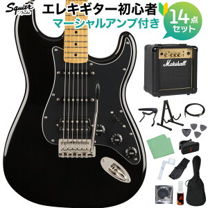 Squier by Fender Classic Vibe '70s Stratocaster HSS, Black S14_Zbg y}[VAvtz GLM^[ XggLX^[ yXNC[ / XNCAz yS҃Zbgz