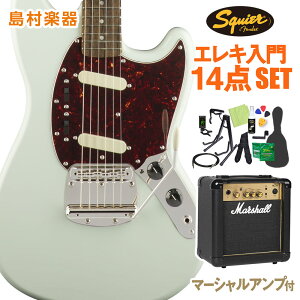 Squier by Fender Classic Vibe '60s Mustang, Sonic Blue S14_Zbg y}[VAvtz GLM^[ X^O yXNC[ / XNCAz yS҃Zbgz