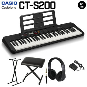 CASIO CT-S200 BK ubN X^hECXEwbhzZbg 61 Casiotone JVIg[ JVI CTS200 CTS-200 y L[{[h dqsAm