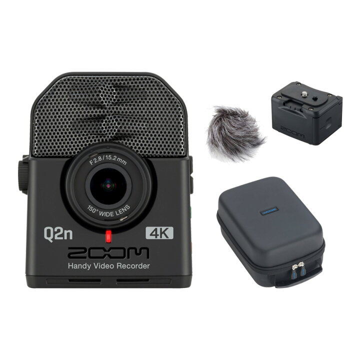 楽天市場】ZOOM Q2n-4K バッテリー、スクリーン、ケースセット ズーム 
