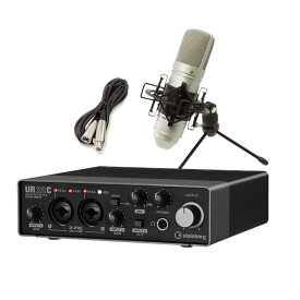 steinberg UR22C + TM-80 高音質配信 録音セット TASCAMコンデンサーマイク一式付属 動画配信 【スタインバーグ】