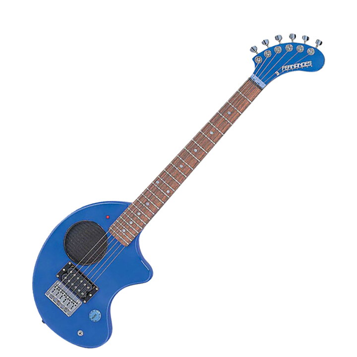 楽天市場】FERNANDES ZO-3 BLUE スピーカー内蔵ミニエレキギター 