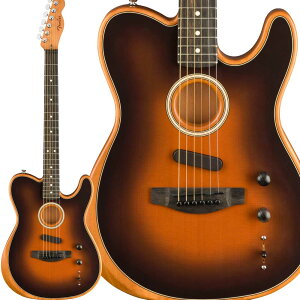 Fender American Acoustasonic Telecaster Ebony Fingerboard Sunburst GARM^[ tF_[