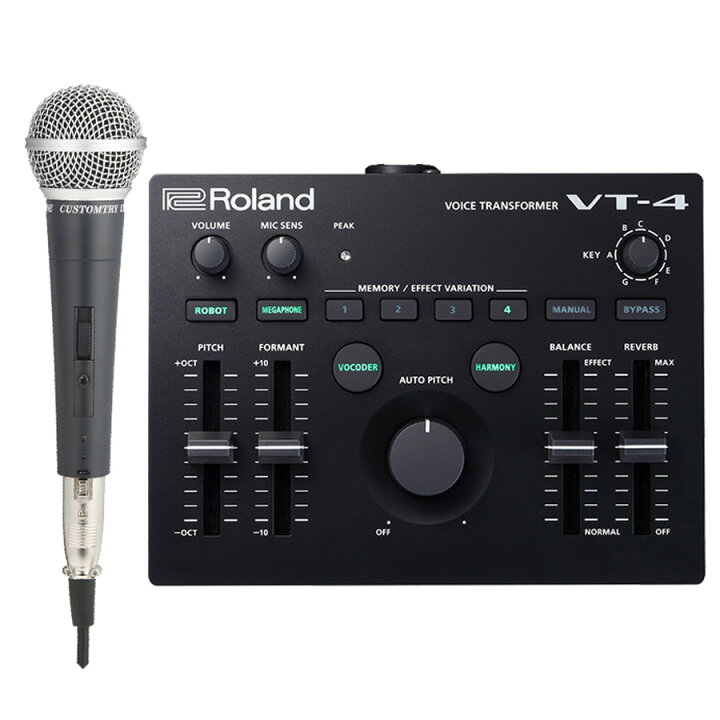 楽天市場】Roland AIRA VT-4 かんたん配信セット ダイナミックマイク 