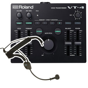 Roland AIRA VT-4 SHURE�� �������w�b�h�Z�b�g�}�C�N�Z�b�g �yVTuber �Q�[������ �̂��Ă݂� �e���Ă݂� �{�[�J���G�t�F�N�^�[�z ���[�����h