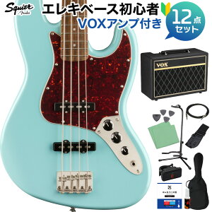 Squier by Fender Classic Vibe f60s Jazz Bass Laurel Fingerboard Daphne Blue x[X S12_Zbg yVOXAvtz WYx[X XNC[ / XNCA yS҃Zbgz