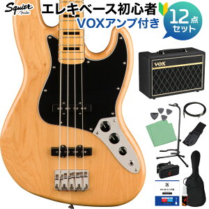 Squier by Fender Classic Vibe f70s Jazz Bass Maple Fingerboard Natural x[X S12_Zbg yVOXAvtz WYx[X XNC[ / XNCA yS҃Zbgz