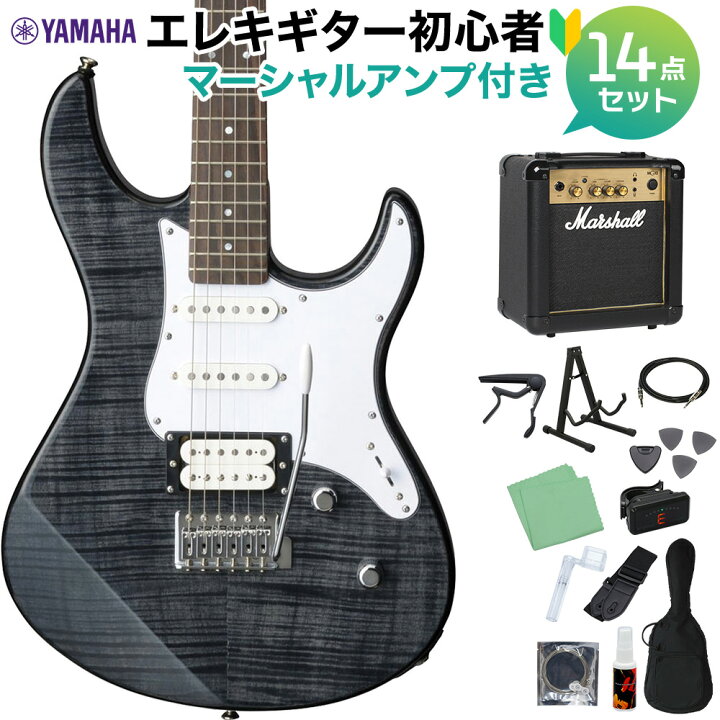 楽天市場】YAMAHA PACIFICA212VFM TBL エレキギター 初心者14点セット  