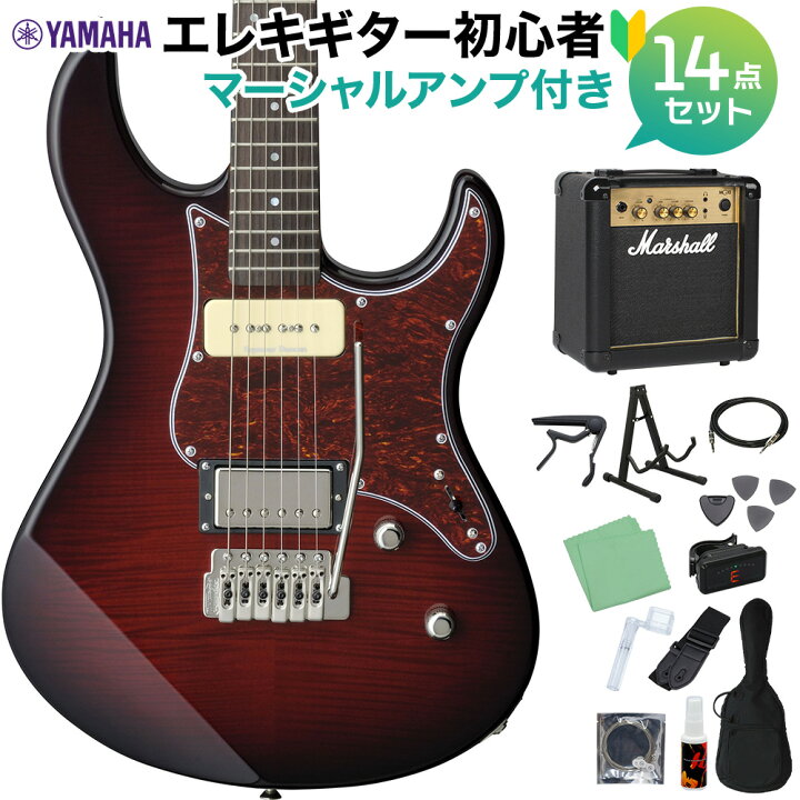 楽天市場】YAMAHA PACIFICA611VFM DRB エレキギター初心者14点セット 