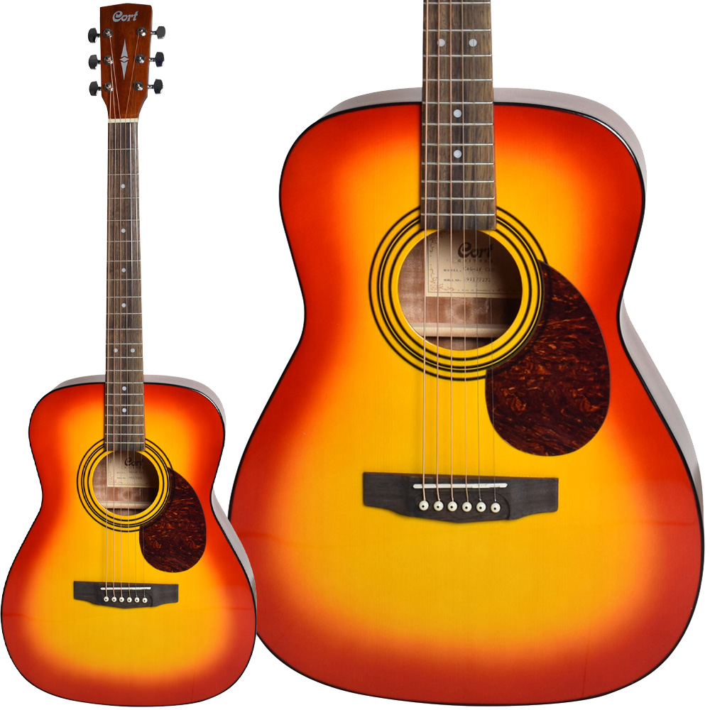 Cort CAG-1F Caribbean Orange アコースティックギター ショップ コルト OOOタイプ 島村楽器限定モデル 超安い CAO CAG1FC