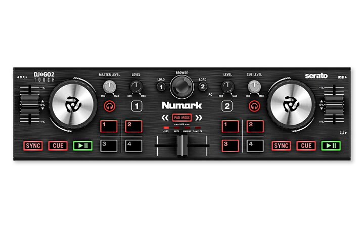 楽天市場】Numark DJ2GO2 Touch ポケットDJコントローラー [Serato DJ 