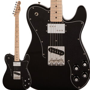Fender Made in Japan Traditional 70s Telecaster Custom Maple Fingerboard Black GLM^[ eLX^[ tF_[