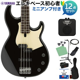 YAMAHA BB434 BL (ブラック) ベース 初心者12点セット 【ミニアンプ付】 ヤマハ BB400シリーズ Black