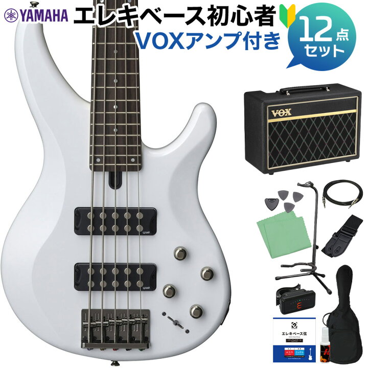 楽天市場】YAMAHA TRBX305 WH (ホワイト) 5弦ベース初心者12点セット 