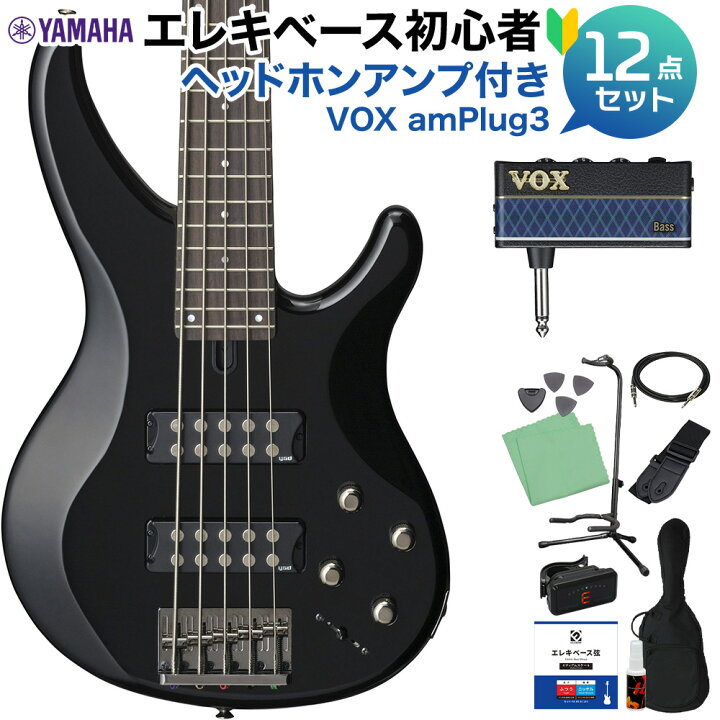 楽天市場】YAMAHA TRBX305 BL (ブラック) 5弦ベース初心者12点セット 