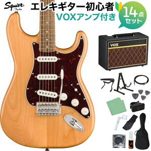 Squier by Fender Classic Vibe '70s Stratocaster Natural S14_Zbg yVOXAvtz GLM^[ XggLX^[ yXNC[ / XNCAz yS҃Zbgz