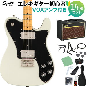 Squier by Fender Classic Vibe '70s Telecaster Deluxe Olympic White S14_Zbg yVOXAvtz GLM^[ eLX^[ yXNC[ z yS҃Zbgz