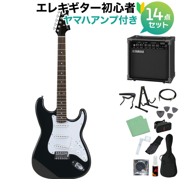 楽天市場】Photogenic ST-180 HBK エレキギター初心者14点セット 