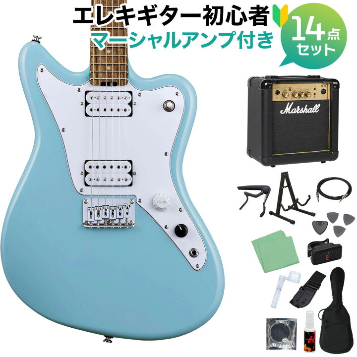 楽天市場】GrassRoots G-TK-STD Sonic Blue エレキギター初心者14点 